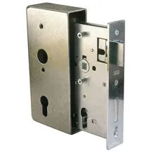 GAH Alberts Schlosskasten DIN L/R Maß A185xB90xC55xE34mm Dornm.55mm GAH