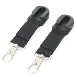 ABC DESIGN Wickeltaschenbefestigung mit Fixierer Knopf black