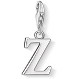 Thomas Sabo Damen Charm-Anhänger Buchstabe A-Z Charm Club Geschwärzt 925 Sterling Silber, Buchstabe Z