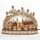 Dekohelden24 LED Holz Schwibbogen mit bewegtem Weihnachtsbaum Motiv: Schneemann 45 x 12 x 35 cm