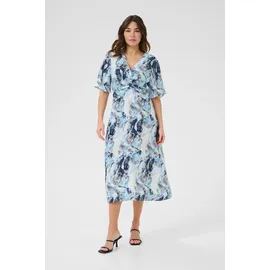 Kaffe Kleid Blusenkleid Blau 36