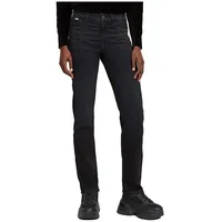 G-Star Damen. Strace Straight Jeans, schwarz (29/30), Lässig, Baumwolle