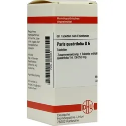 PARIS QUADRIFOLIA D 6 Tabletten 80 St