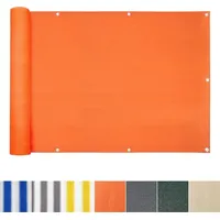 Karat Balkonverkleidung 90 x 500 cm Orange Polyethylen