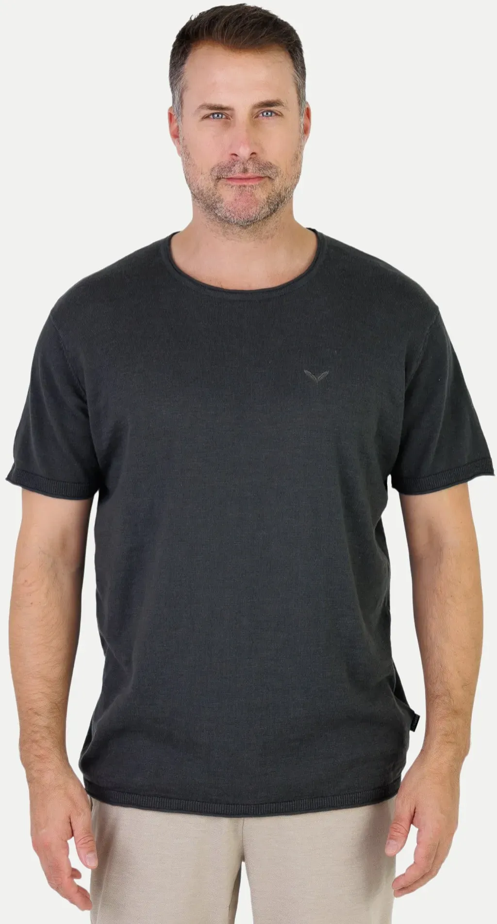 T-Shirt Strick 17 Schwarz S