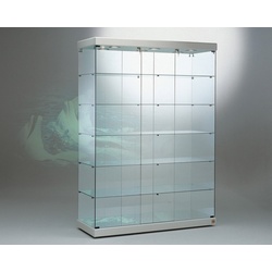 Große Glasvitrine 200 cm hoch JT-B140S