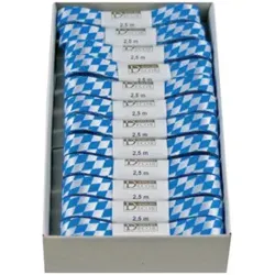 Zierband Raute 15mmx2.5m ws/bl 1472015871525