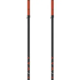 One Way Tr Carbon Vario X Stöcke - Anthracite / Orange - 110-145 cm