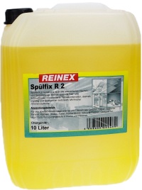 Reinex Spülfix Markenqualität Geschirrspülmittel, Extra Fettlösekraft, 10 l - Kanister