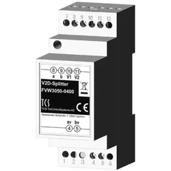 TCS FVW3050-0400 Adapter zum Aufsplitten des Video-2-Draht:BUS Systems av und bv auf a, b, V1 und V2 FVW30500400