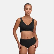creamy fabrics Comfort Minimizer BH – Damen BH ohne Bügel – Bequemer Leichter bügelloser Push-Up BH – Nahtloser Soft-BH mit herausnehmbaren Cups – Entlastet Schulter & Rücken – Normale & Große Größen - M