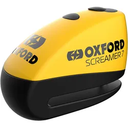 Oxford Screamer 7 Bremsscheibenschloss, gelb für Männer