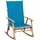vidaXL Schaukelstuhl Gartenstuhl 55 x 50 x 105 cm blau 1 St.