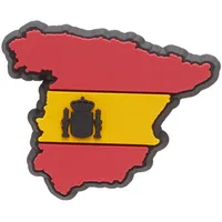 Crocs Unisex Spanien-Flagge Schuhanhänger, Mehrfarbig - Einheitsgröße