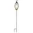 Buri Metall-Gartenstecker Vogelkäfig 0 x 0 cm Silber/Grau