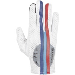 Helstons Record Air Sommer Motorradhandschuhe, weiss-rot-blau, Größe 3XL