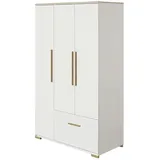 Paidi Kleiderschrank Enie 123,5 x 200,4 x 55 cm Weiß