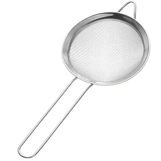 Küchensieb Mehlsieb Haushaltssieb Edelstahl Strainer Sieb mit Griffe 14 CM