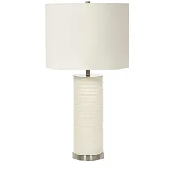 Ripple 1-flammige Tischlampe - Weiß - RIPPLE-TL-WHT