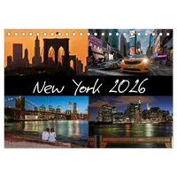 Calvendo New York (Tischkalender 2026 DIN A5 quer), CALVENDO