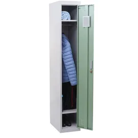 MCW Preston T163 Garderobenschrank 180x30x50 cm mint