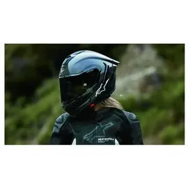 Alpinestars Supertech R10 Solid Integralhelm schwarz, unisex, XL