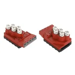 Wago 772-267 Einspeisemodul, 5 x 2, 5 mm2 + 2 x 1, 5 mm2, 5-polig, rot 772267 - 10 Stück