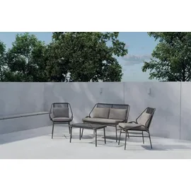 venture home Zakynthos Sofa-Set Gartenlounge braun