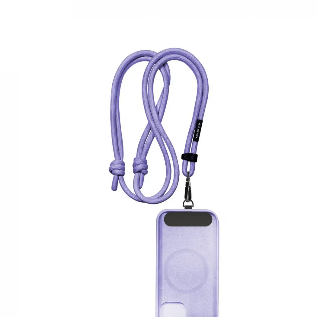 Hama 221558 Black Rock Smartphone Lanyard Flieder