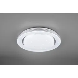 TRIO R67041900 Deckenleuchte Atria 1X22W | 2200L | 3000-6000K | IP20 - dimmbar, Temperatureinstellung, Speicherfunktionen, Nachtbeleuchtung, Fernbedienung, Sternenhimmel-Effekt, weiß