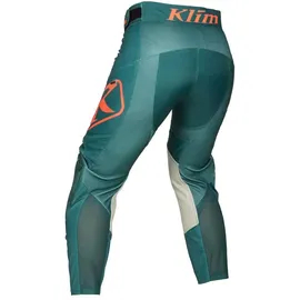 Klim XC Lite Textilhose Damen - Petrol/Weiß/Orange - 12