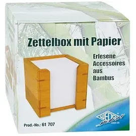 Wedo Zettelbox Holz Braun 1 St.