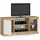 Akord TV-Lowboard 120 x 55 x 40 cm Eiche Artisan/Weiß Holzwerkstoff