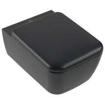 Villeroy & Boch Skyla Wand-WC mit WC-Sitz Pure Black CeramicPlus
