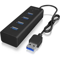 ICY BOX 4 Port Hub mit USB 3.0 Type-A Anschluss USB-Hub
