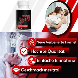 Pharma Health Cocksan 670 L-Arginin / Maca Kapseln 20 St.