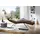 W.Schillig Relaxliege daily dreams Leder/Polyester 75 x 91 x 170 cm braun mit Kissen