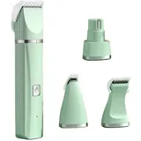 Tierschere, Keramikklingen, leise, kabellose Schermaschine, grün