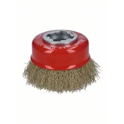 Topfbürste X-LOCK Clean for Metal, 70mm, 0,3mm, gewellte Messingbürste