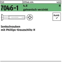 Industrial Quality Supplies ISO 7046 Form C Senkkopfschraube M4x10