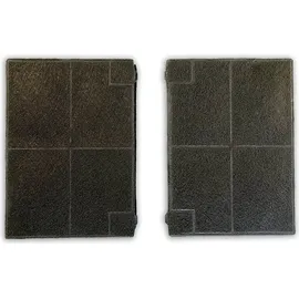 Alno AIR2GO Aktivkohlefilter für Alno MCFE05 / 9029800498 / EFF70 (2St.) - Schwarz