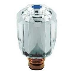 Grohe Oberteil 45951 mit Brillant Griff Markierung blau 1/2" chrom