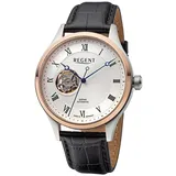 REGENT - GM-2217 - Armbanduhr - Automatik - Herrenuhr - Herren - Schwarz/Silber