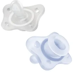 Chicco Physio Forma Mini Soft 0-2m Schnuller Blue/Transparent 2 St.