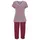 H.I.S. Capri-Pyjama Damen rot 36/38