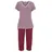 H.I.S. Capri-Pyjama Damen rot 36/38