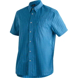 Maier Sports Kurzarmhemd Blau 52
