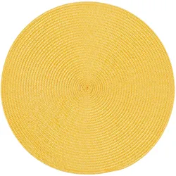 Platzset STUCO "Polypro", gelb, Ø:35cm, Platzsets