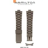 Hamilton Metall Khaki Sub Ii, Iii Band-set Edelstahl H695.744.102 - silber