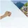 Blumtal Fensterfolie 60x200 cm Blickdicht & statisch haftend + Rakel - zuschneidbare Sichtschutzfolie Fenster + UV-Schutz - Milchglasfolie selbstklebend - Fensterfolie Milchglas Weiß Frosted-Look